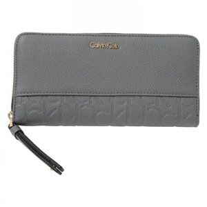 Calvin Klein Grey Zip Around Wallet